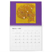 Tangle  カレンダー (2月 2026)