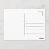 Tangle Art: Florales Design, Ovale -  ポストカード (裏面)