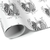 Tangle Art: Florales Design, Ovale -  ラッピングペーパー (ロールコーナー)