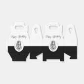 Tangle Art: Florales Motiv -  フェイバーボックス (折り畳みなし)