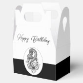 Tangle Art: Florales Motiv -  フェイバーボックス (オープン)