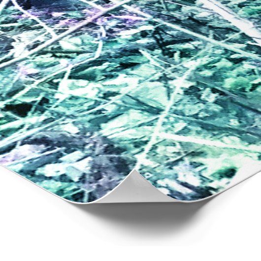 Tangle In Blue ポスター (角)