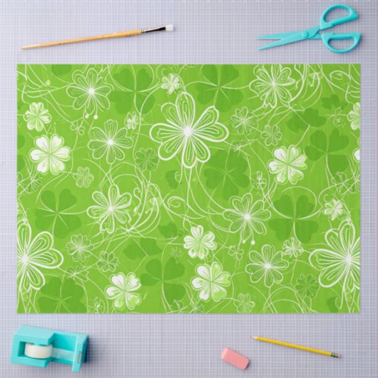 Tangle of Clovers 薄葉紙 (クラフト)