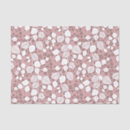 Tangled Foliage Canopy Blush Botanical Silhouette 薄葉紙