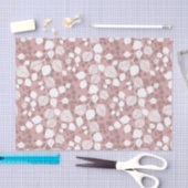 Tangled Foliage Canopy Blush Botanical Silhouette 薄葉紙 (クラフト)