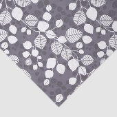 Tangled Foliage Canopy Botanical Leaves Silhouette 薄葉紙 (詳細)