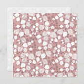 Tangled Foliage Canopy Botanicals Blush Art Card シーズンカード (正面/裏面)