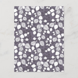 Tangled Foliage Canopy Deep Contrast Botanicals  ポストカード