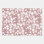 Tangled Foliage Canopy Modern Botanical Silhouette ラッピングペーパーシート (正面2)