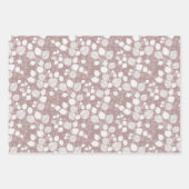 Tangled Foliage Canopy Pastel Botanical ラッピングペーパーシート (正面2)