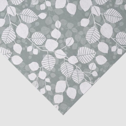 Tangled Foliage Canopy Pastel Botanical 薄葉紙 (詳細)