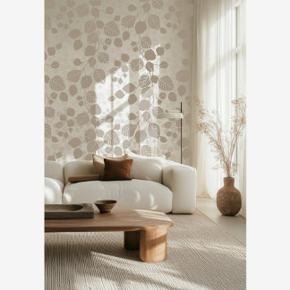 Tangled Foliage Canopy Soft Modern Botanical 壁紙