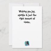 Tangled in Holiday Hijinks シーズンカード (裏面)