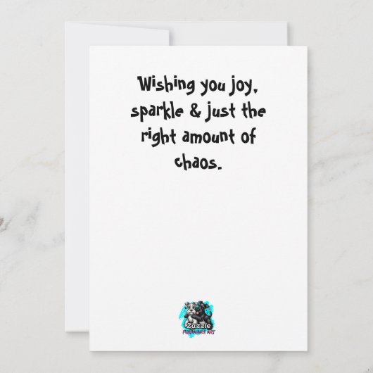 Tangled in Holiday Hijinks シーズンカード (裏面)