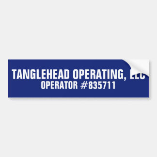 Tangleheadの操作 バンパーステッカー