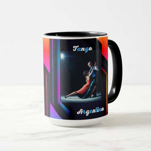 tango argentino Taza マグカップ (正面右)