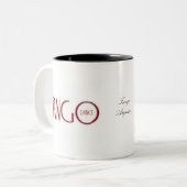 Tango dance ツートーンマグカップ (正面左)