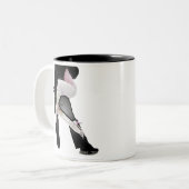 Tango legs ツートーンマグカップ (正面左)