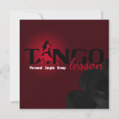 Tango Lesson – カード、招待状 招待状 (正面)