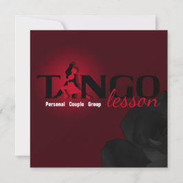 Tango Lesson – カード、招待状 招待状