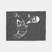 Tango Nuevo Astor Azzolla _1  フリースブランケット (正面(横))