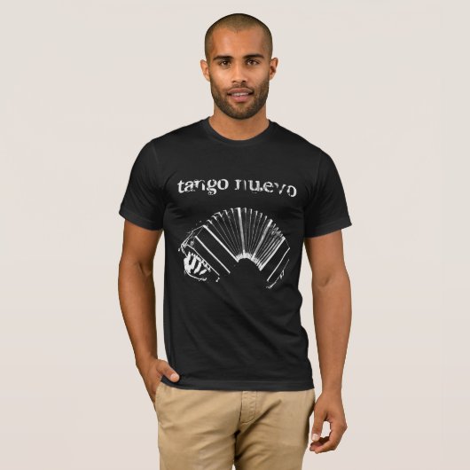 Tango Nuevo - Astor Piazzolla Tシャツ (正面フル)