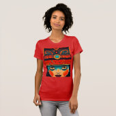 Tangramデザインby: RokCloneDesigns数々の – 色付きT Tシャツ (正面フル)