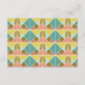 Tangramハート結婚の方向カード エンクロージャーカード (裏面)