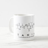 Taniyahペプチド名mug コーヒーマグカップ (正面左)