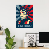 Tanjiro ポスター (ホームオフィス)