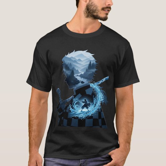 Tanjiro's Water Soul Tシャツ (正面)