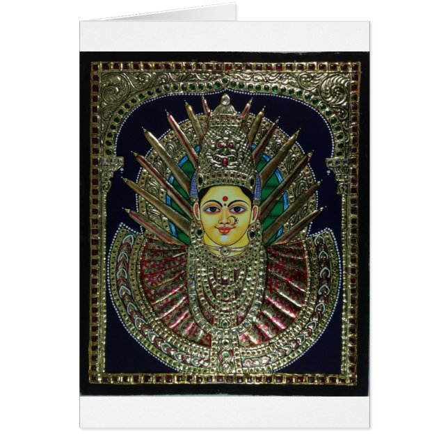 Tanjore Adi Parashaktiの絵画 (正面)