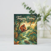 Tanjung Puting National Park Indonesia ポストカード (スタンド正面)