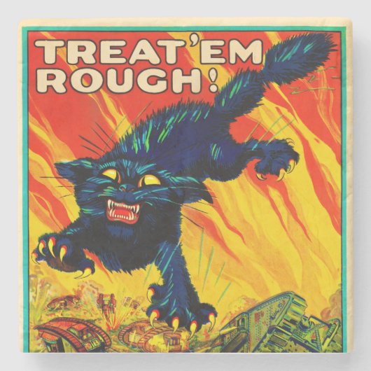 Tank Corpブラックキャットに参加 ストーンコースター (正面)