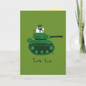 Tank Ewe - Tank おもしろい You Sheep Greeting Card カード (正面)