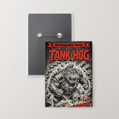 Tank Hog 缶バッジ (正面/裏面)