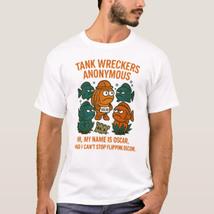 Tank Rebakers Anonymous - おもしろい Oscar Cichlid Tシャツ