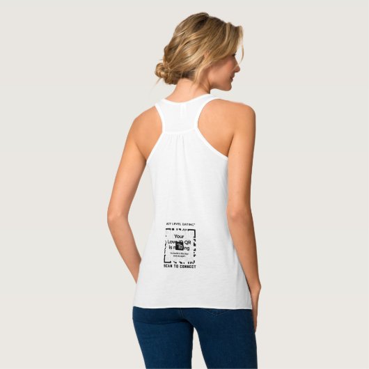 Tanktop - QR unten - PURE Collection タンクトップ (裏面フル)