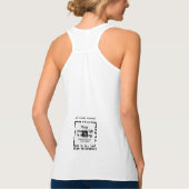 Tanktop - QR unten - PURE Collection タンクトップ (裏面)