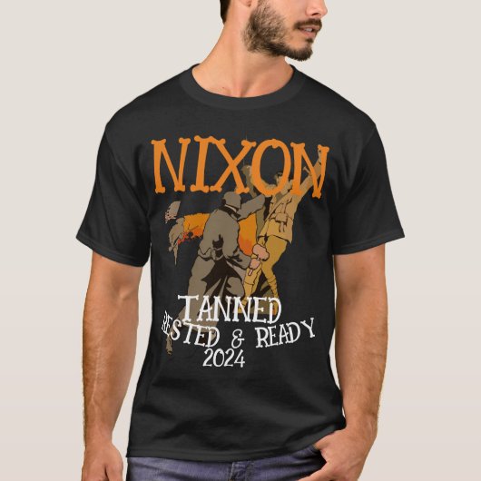 Tanned Yed & Ready NIXON 2024社長 Tシャツ (正面)