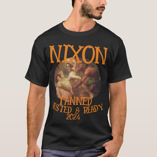 Tanned Yed & Ready NIXON 2024社長 Tシャツ (正面)