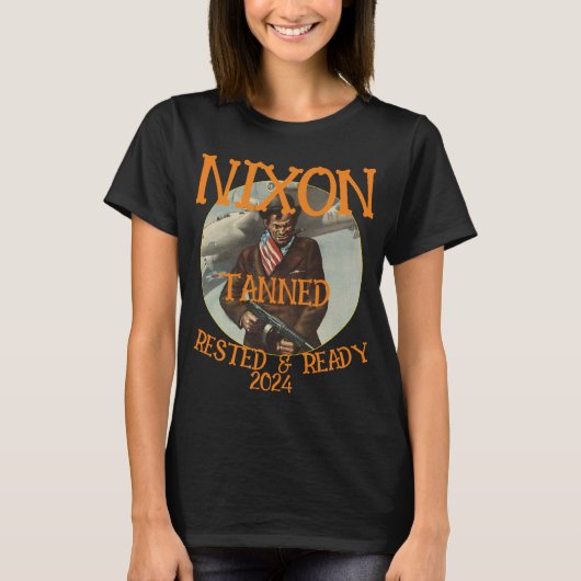 Tanned Yed & Ready NIXON 2024社長 Tシャツ (正面)