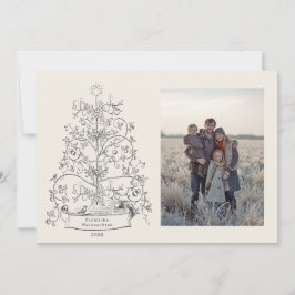 Tannenbaum German Photo Holiday Card シーズンカード