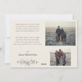 Tannenbaum German Photo Holiday Card シーズンカード (裏面)