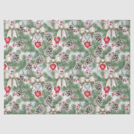 Tannenzapfen und Maschen 薄葉紙