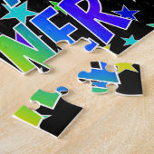 「TANNER」名、おもしろい「ハッピーバースデー」 ジグソーパズル (側面)