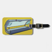 Tanning Bed Retro Spa ラゲッジタグ (正面横)