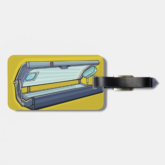 Tanning Bed Retro Spa ラゲッジタグ (裏面横)