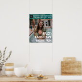 Tansより多くのおもしろいポスターを持っている – ティール(緑がかった色)ブランド ポスター (キッチン)