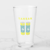 TANSANバッテリ タンブラーグラス (正面)